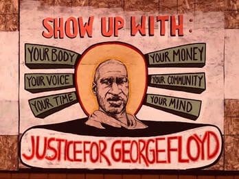 show up with justice for George Floyd