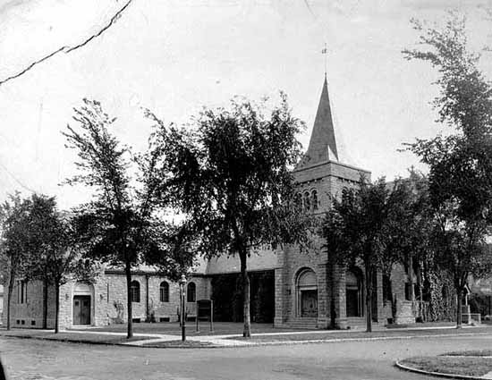 After the Parish Hall addition 1921