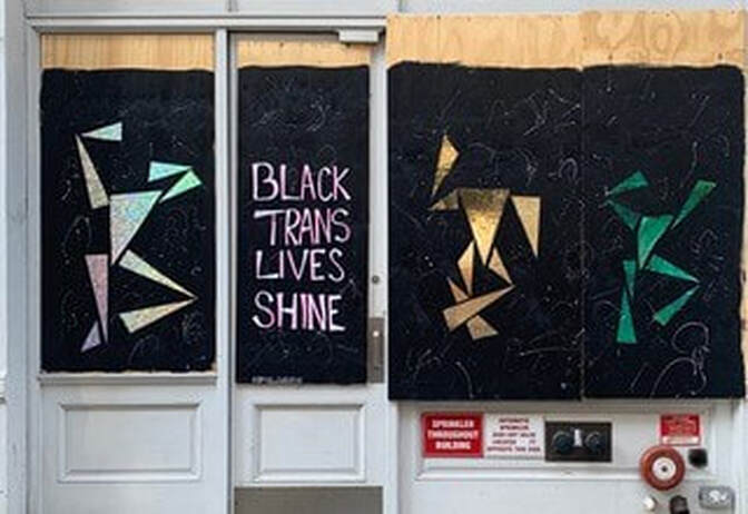 “Black Trans Lives Shine” was created by Koffee_Creative