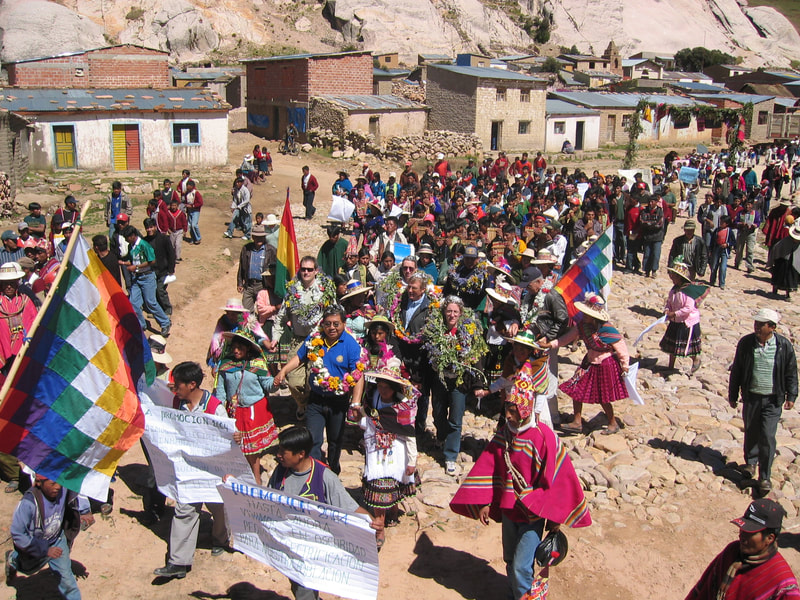 Bolivian village celebration