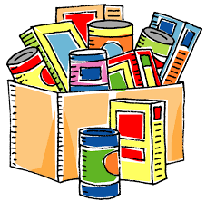 food shelf boxed and canned food