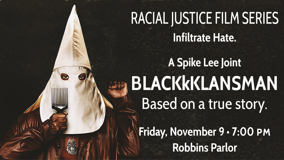 Racial Justice Film Series: BlackKKlansman