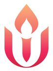 UUa logo orange and red U with a chalice flame in the middle